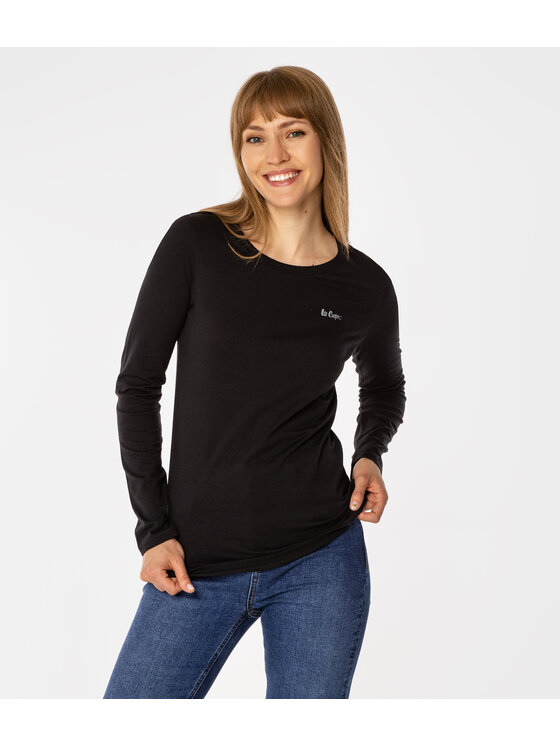 Lee Cooper Lee Cooper T-Shirt HELIA Czarny Regular Fit