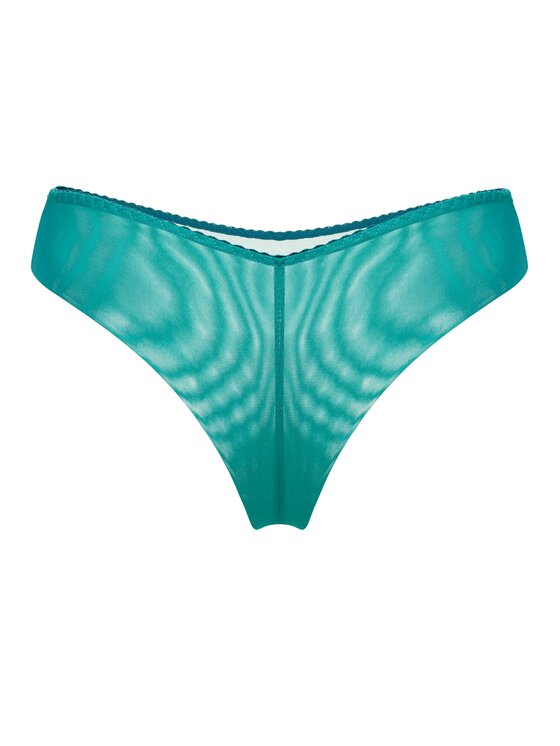 Merci Lingerie Merci Lingerie Figi brazylijskie ERT10M08B Turkusowy