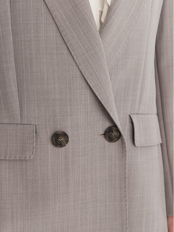 Marella Marella Sakko Canzone 2613041151 Grau Regular Fit