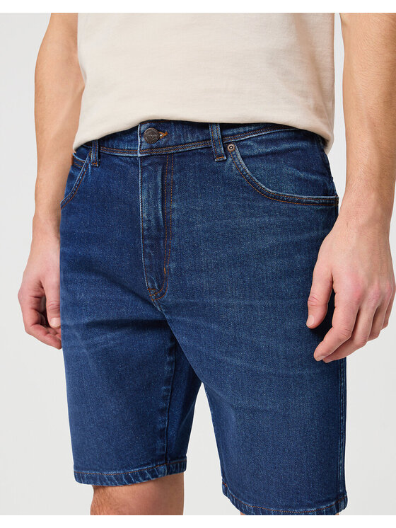 Wrangler Wrangler Pantaloncini di jeans TEXAS SHORTS Blu Regular Fit