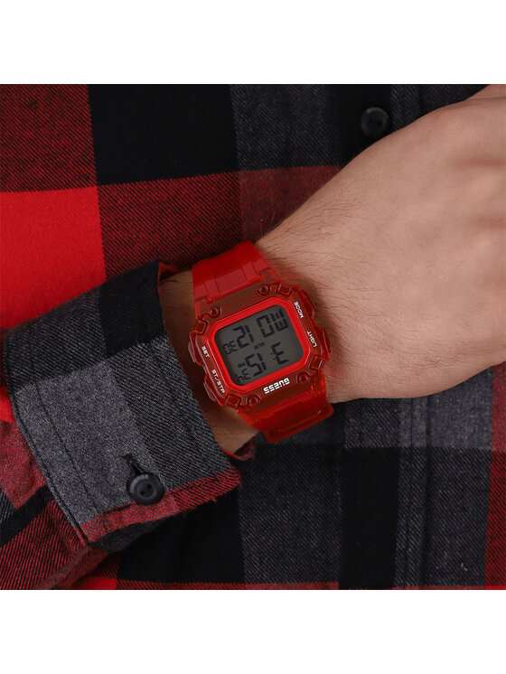 Guess Guess Zegarek GW0270G2 Czerwony