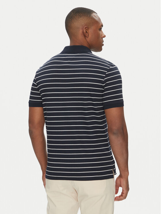 Tommy Hilfiger Tommy Hilfiger Polo MW0MW39994 Granatowy Regular Fit
