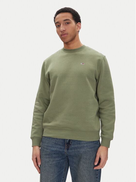 Tommy Jeans Tommy Jeans Μπλούζα DM0DM20741 Πράσινο Regular Fit