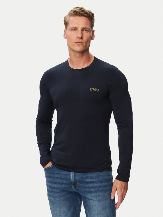 Emporio Armani Underwear Longsleeve EM000383 AF25018 UB102 Bleumarin Regular Fit