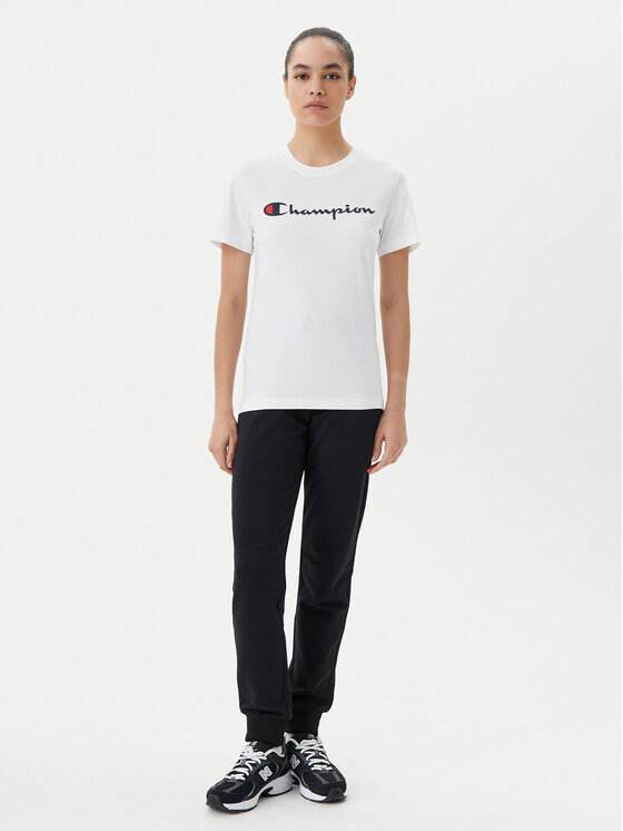 Champion Champion Tričko 118090 Biela Slim Fit