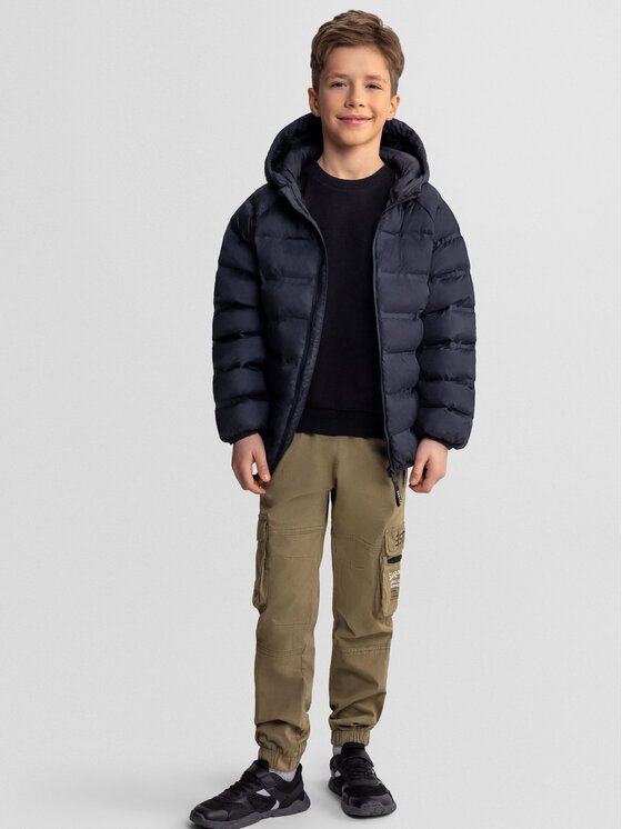 minoti minoti Kurtka przejściowa 29COAT255 Czarny Regular Fit