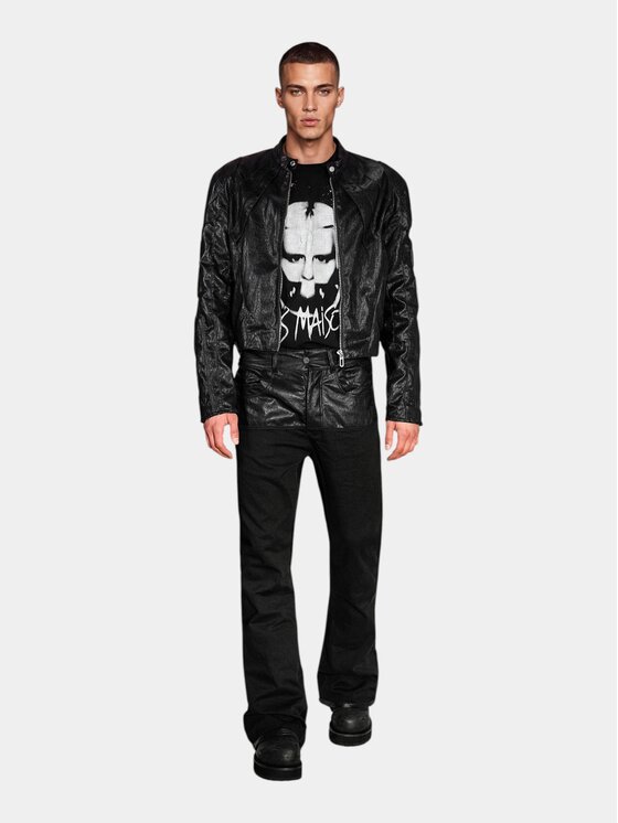MADE BY SOCIETY MADE BY SOCIETY Spodnie materiałowe SHAPE - P17648 Czarny Basic Fit