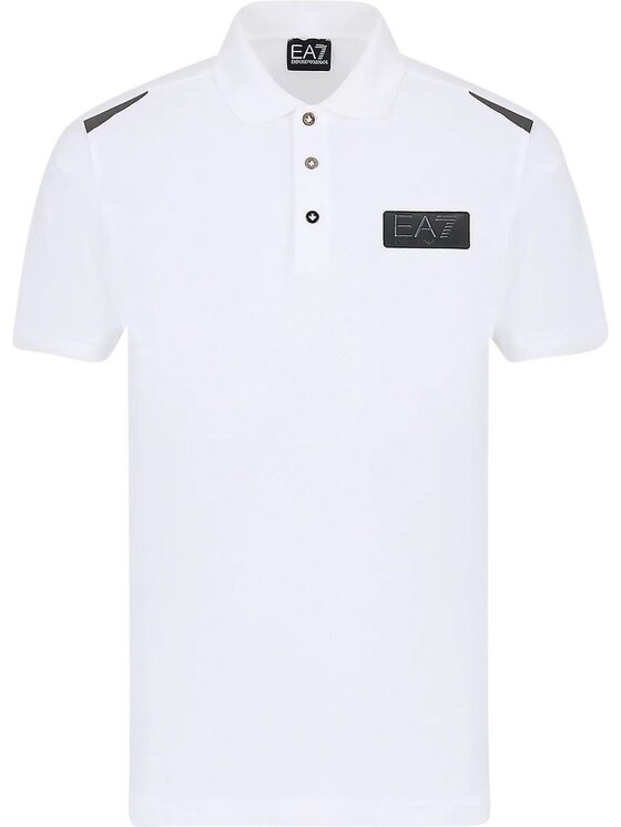 EA7 Emporio Armani EA7 Emporio Armani Bluzka regular Biały Regular Fit