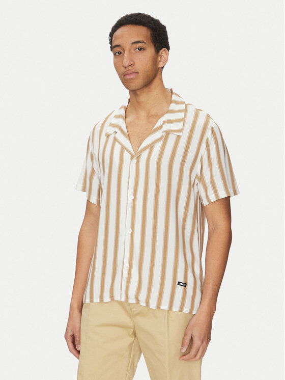 BOSS BOSS Сорочка Beach 50535793 Бежевий Regular Fit