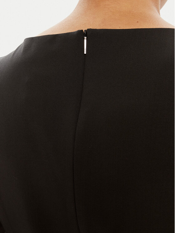 BOSS Boss Vsakodnevna obleka Daleah 50490041 Črna Slim Fit