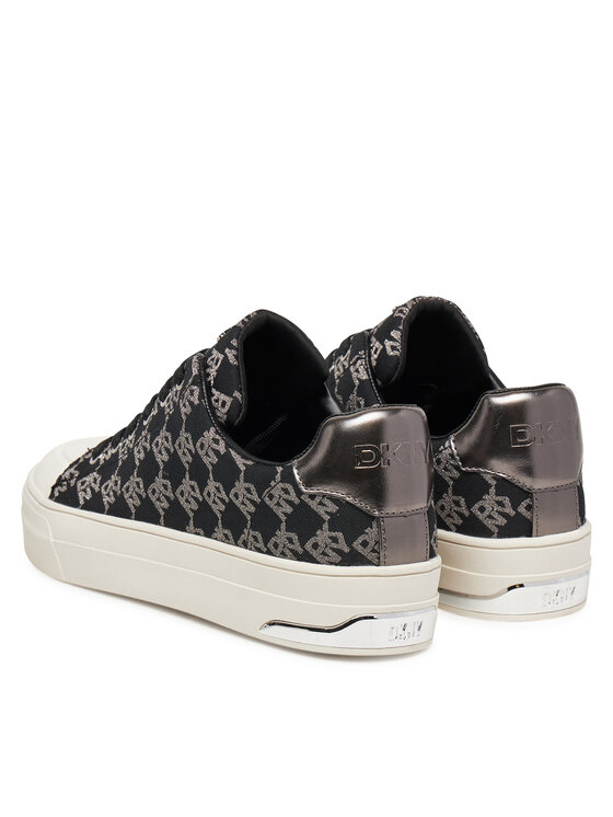 DKNY DKNY Trampki York Lace UP Sneak K2533982 Czarny