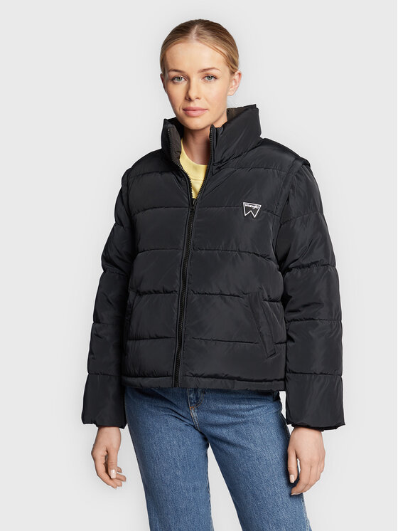 Wrangler Wrangler Kevad-sügis jope 112319249 Must Regular Fit