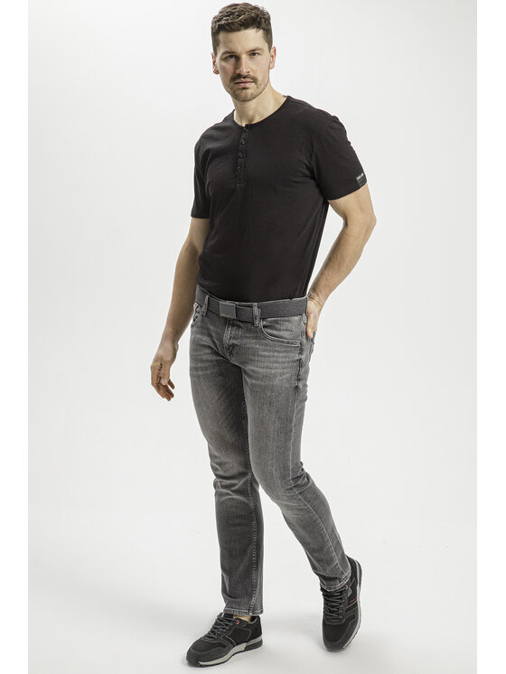 Cross Jeans Cross Jeans T-Shirt 15950-020 Czarny Regular Fit