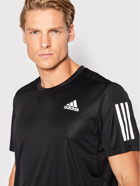 adidas adidas Športna majica Own The Run H58591 Črna Regular Fit