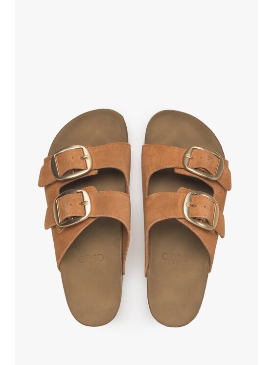 Estro Estro Παντόφλες ER00115132 Καφέ