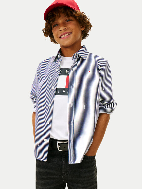 Tommy Hilfiger Tommy Hilfiger Cămașă KB0KB10155 Bleumarin Regular Fit