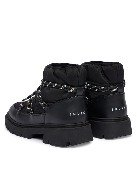 Inuikii Inuikii Sniego batai Biker Puffer 1002.001.0021 Juoda