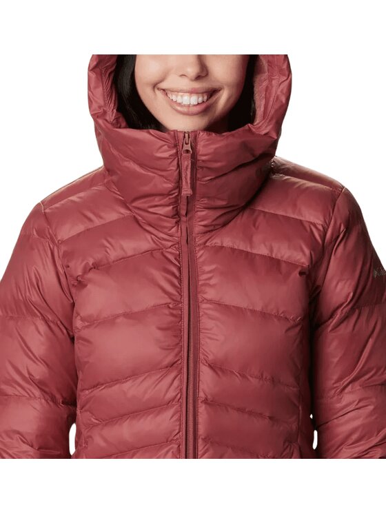 Columbia Columbia Kurtka zimowa Autumn Park Down Hooded 1909232679 Bordowy Regular Fit