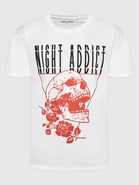 Night Addict T-Shirt MTS-NA574GROW Černá Relaxed Fit