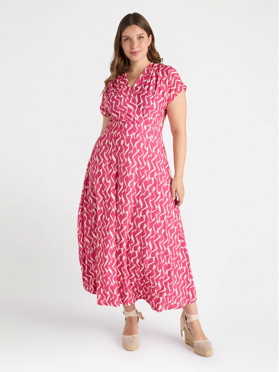 Fiorella Rubino Fiorella Rubino Abito da sera 7009L001176N0S9 Rosa A-Line Fit
