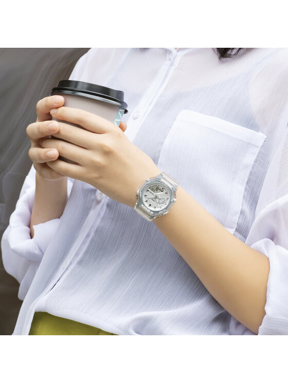 Casio Casio Hodinky GMA-S2100SK-7AER Průhledná