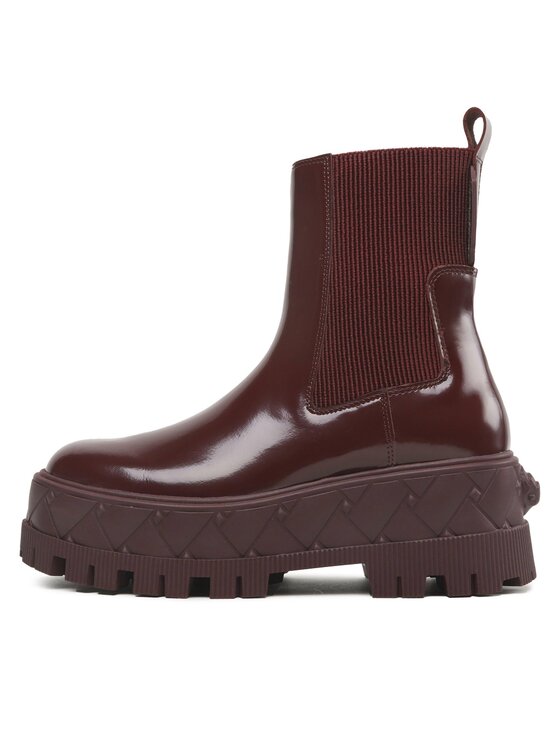 Kurt Geiger Kurt Geiger Botki London Chelsea 9353754109 Bordowy