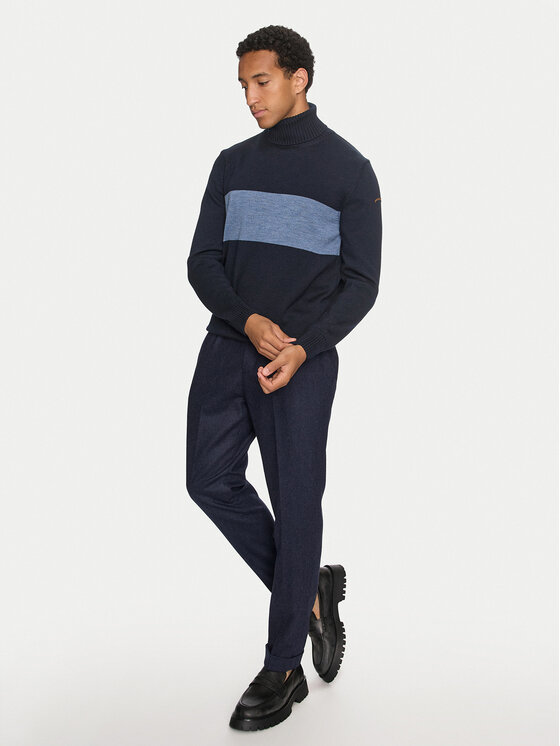 Paul&Shark Paul&Shark Rollkragenpullover 14311063 Dunkelblau Regular Fit