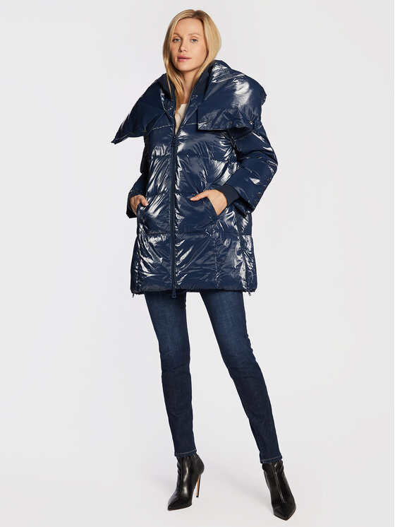 Giubbotto piumino Mathilde W2BL48 WF050 Blu scuro