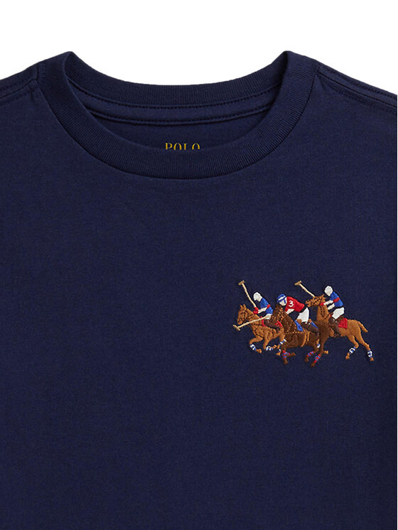 Polo Ralph Lauren Polo Ralph Lauren T-Shirt 322A95734003 Granatowy Regular Fit