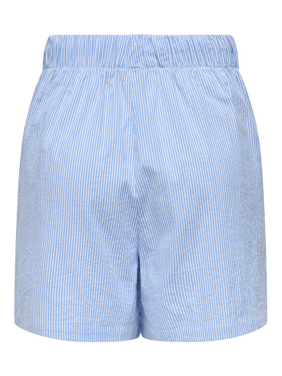 ONLY ONLY Bavlnené šortky Augusta 15347659 Svetlo modrá Loose Fit