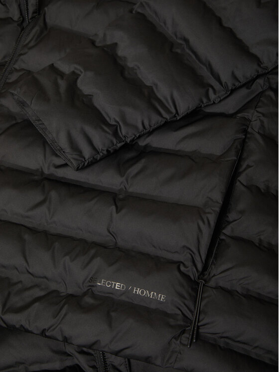 Selected Homme Selected Homme Μπουφάν μεταβατικό 16089395 Μαύρο Regular Fit