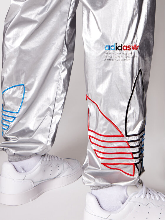 adidas Pantalon jogging adicolor Tricolor GN4213 Argent Regular Fit