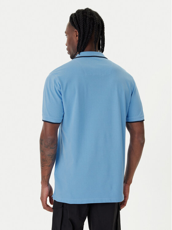 Aeronautica Militare Aeronautica Militare Polokošeľa 261PO1308UP00082 Modrá Regular Fit
