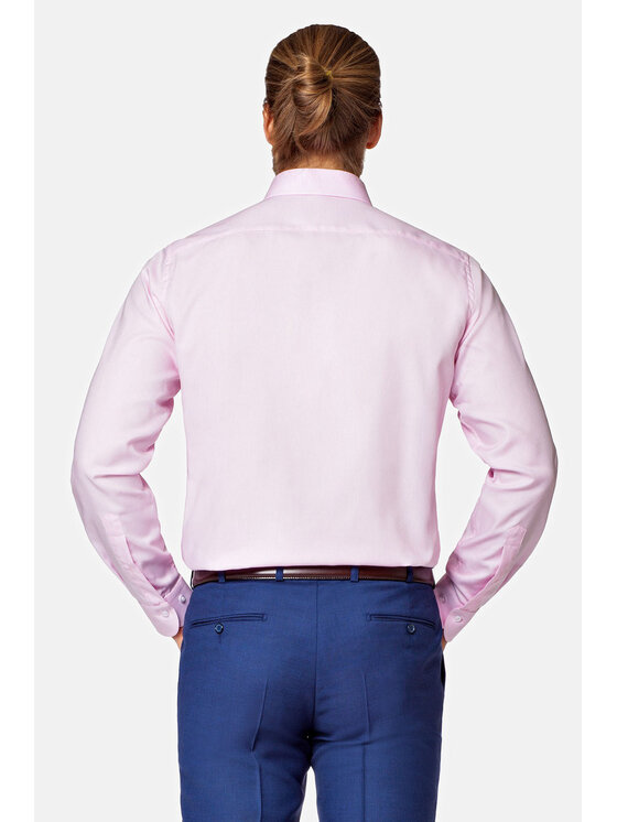 Lancerto Lancerto Koszula Raben Różowy Regular Fit