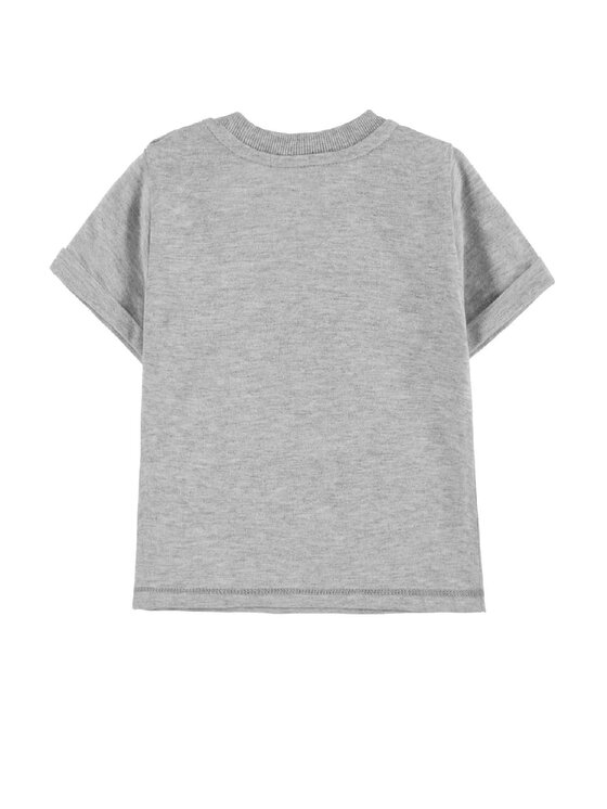 Kanz Kanz T-Shirt 1912613-8095 Szary Basic Fit