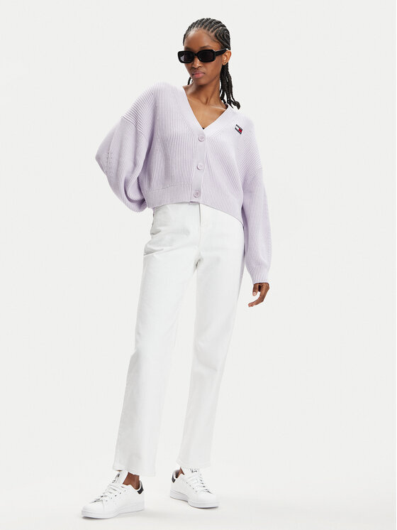 Tommy Jeans Tommy Jeans Kardigāns Essential DW0DW17253 Violets Relaxed Fit