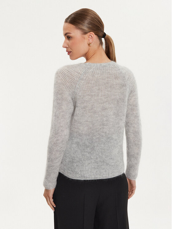 Max Mara Leisure Max Mara Leisure Sweter Fresis 2426366118 Szary Relaxed Fit