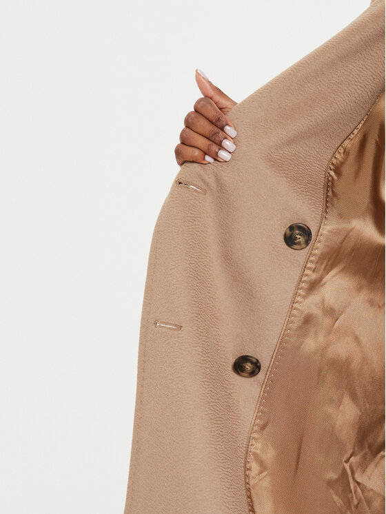 Weekend Max Mara Weekend Max Mara Volneni plašč Zum 2425016052 Rjava Regular Fit