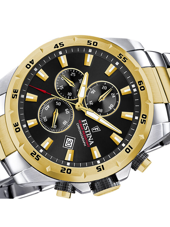Festina Festina Zegarek F20562-4 Srebrny
