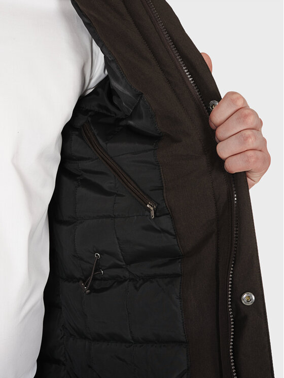 Evenemen Evenemen Kurtka przejściowa ALVAR Brązowy Slim Fit