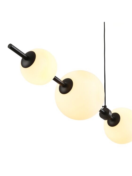 MIAhome MIAhome Lampa wisząca MILA czarna 140 cm Czarny