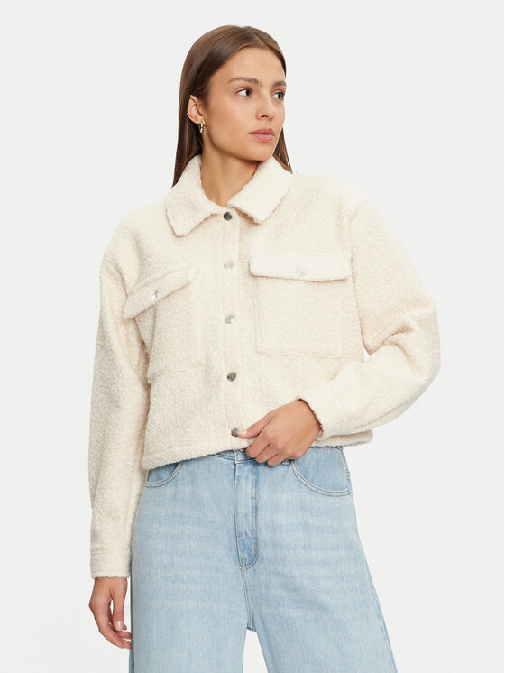 Vero Moda Vero Moda Πουκαμισοτζάκετ Kerrymaple 10321467 Μπεζ Regular Fit