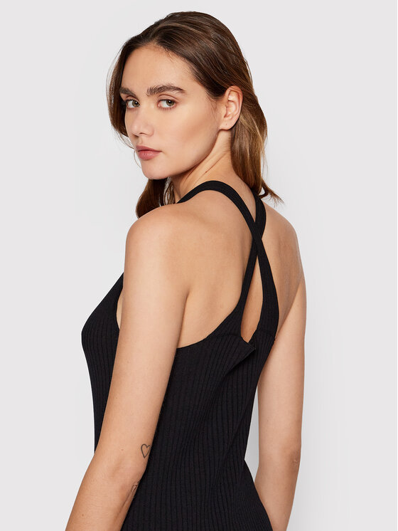 Marella Marella Ежедневна рокля Stormo 33210422 Черен Straight Fit
