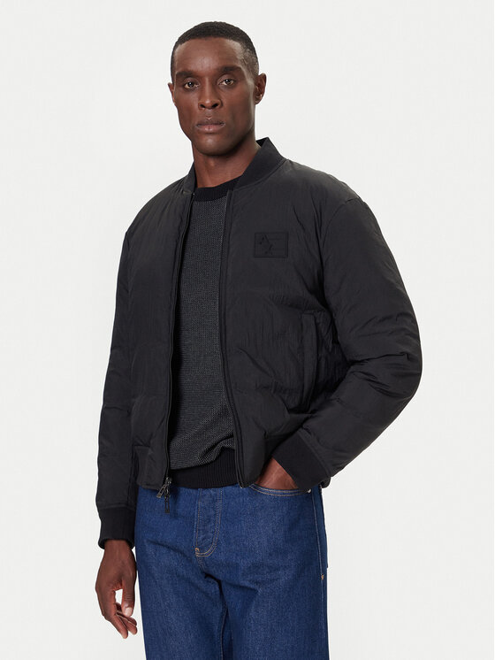 Armani Exchange Armani Exchange Bundy bomber XM001104 AF16647 UC001 Čierna Regular Fit
