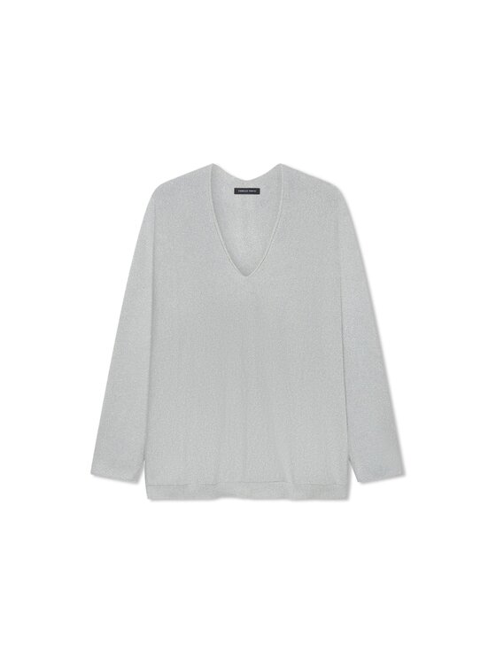 Fiorella Rubino Fiorella Rubino Sweter M379E002436N013 Szary Regular Fit