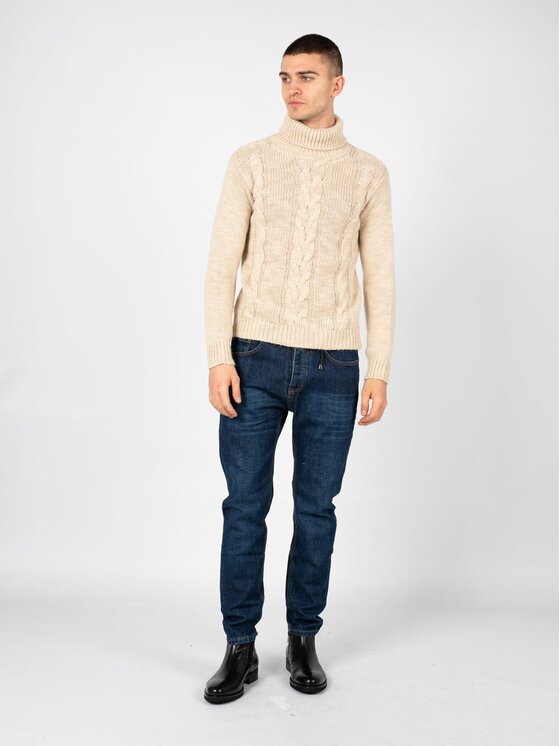 Sweter, rozmiar XL, Beżowy, A23081S1010B