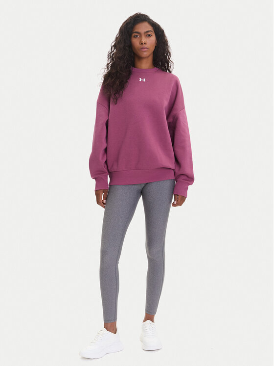 Under Armour Under Armour Bluza Ua Rival 1386463 Różowy Oversize