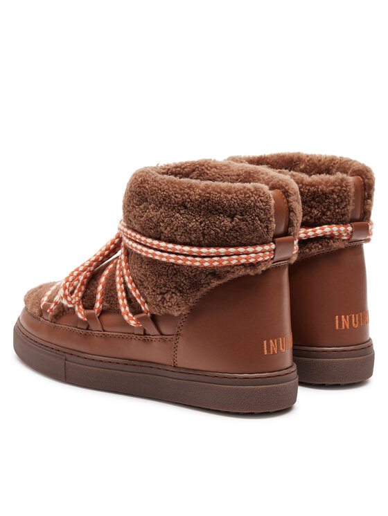 Inuikii Inuikii Sniego batai Curly 65202-019 Ruda