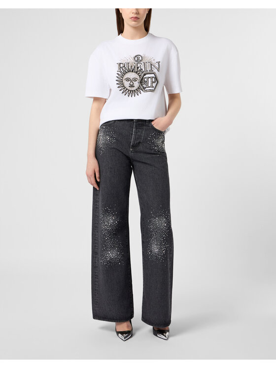 PHILIPP PLEIN PHILIPP PLEIN Jeans 31204 Grigio Skater Fit