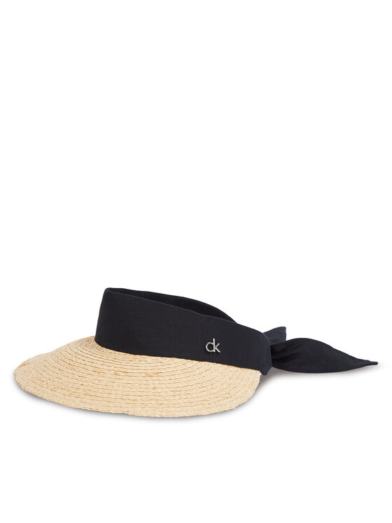 Calvin Klein Calvin Klein Γείσο Ck Linen Headband Straw Visor K60K612916 Μπεζ
